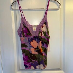 Linea Donatella Lavender Lace Camisole